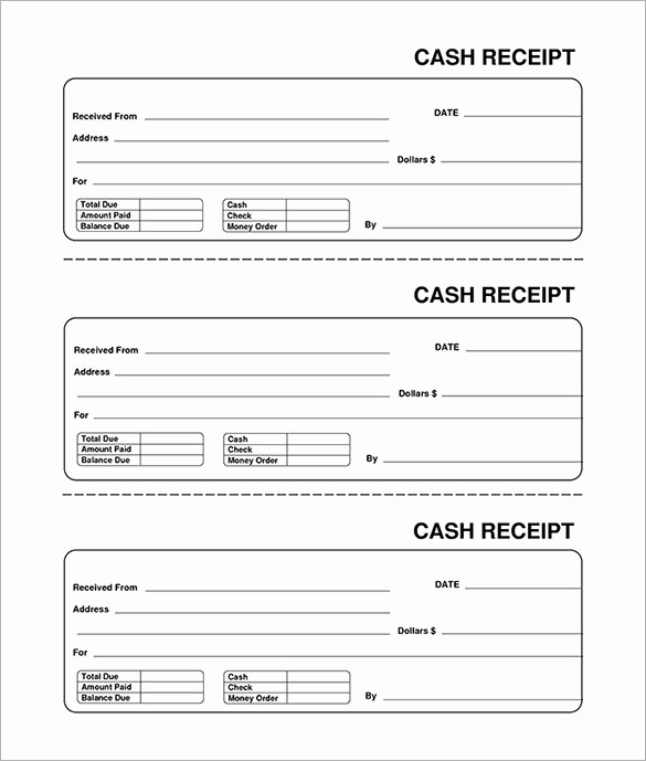 Blank Receipt Template Microsoft Word New Receipt Template Doc for Word Documents In Different Types