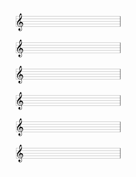 Blank Sheet Music Bass Clef Beautiful 27 Of Staff Paper Blank Scale Template