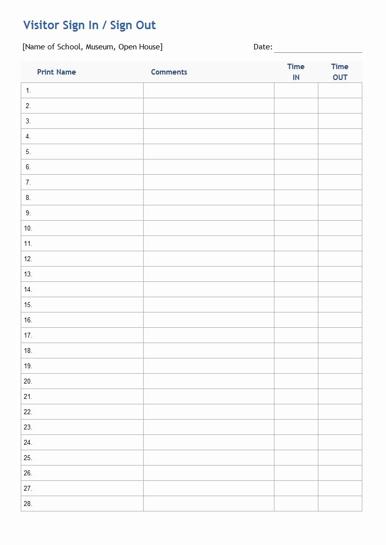 Blank Sign Up Sheet Template Best Of Blank Sign Up Sheets Free Printable Promissory Note