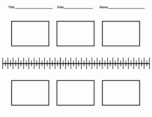 Blank Timeline Template 10 events Best Of Free Blank History Timeline Templates for Kids and Students