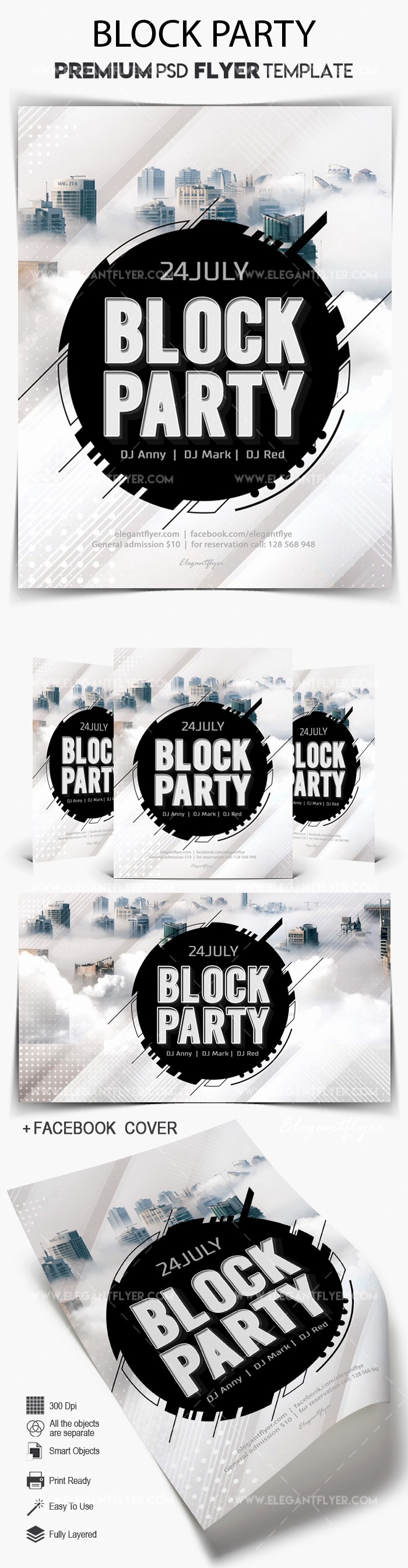 Block Party Flyer Templates Free Lovely Block Party – Flyer Psd Template – by Elegantflyer