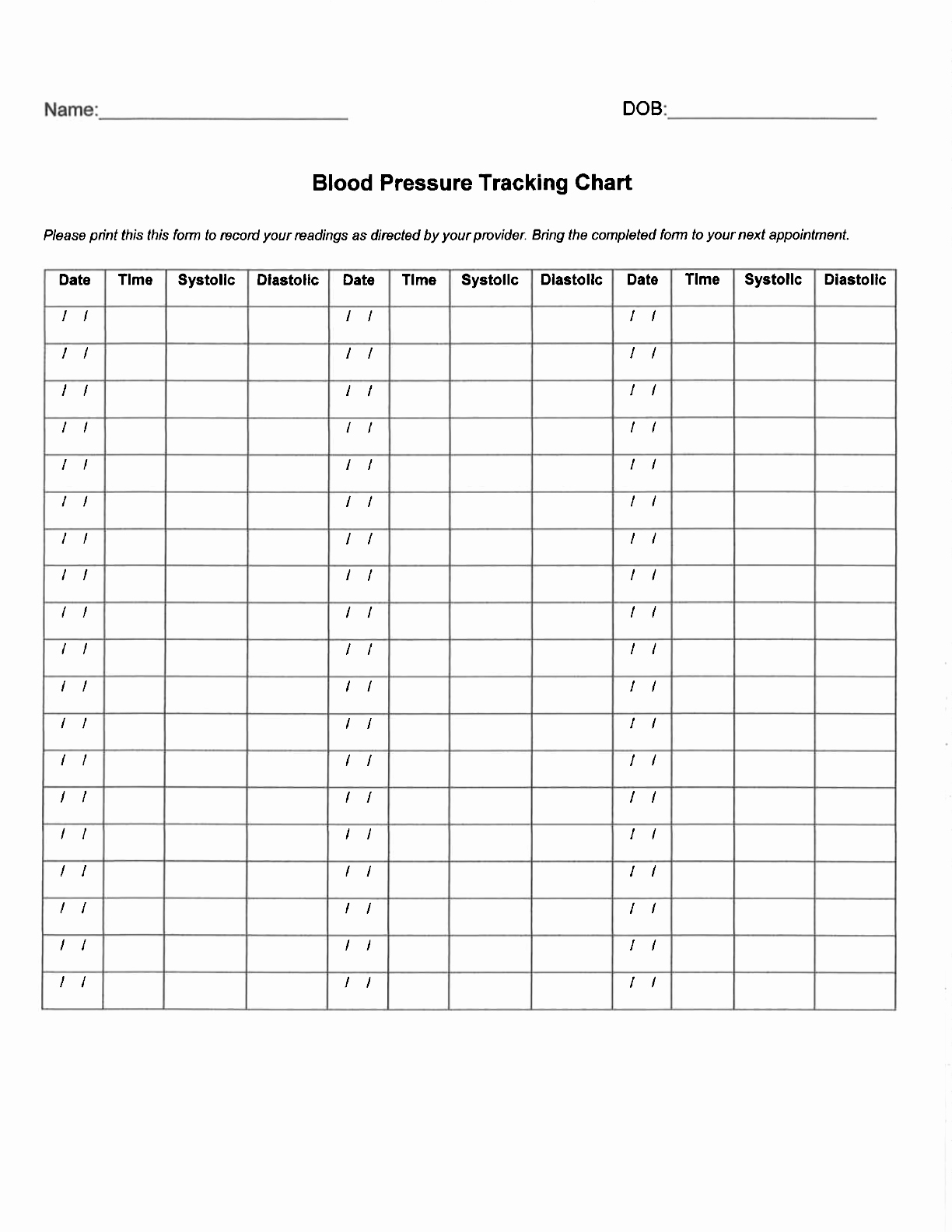 Blood Pressure and Glucose Log Beautiful Daily Blood Pressure Log Edit Fill Sign Line