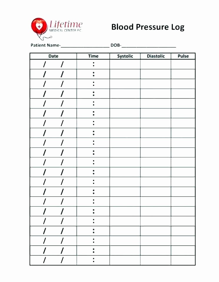 Blood Pressure and Glucose Tracker Best Of Blood Pressure Tracker Template Excel Blood Pressure Log