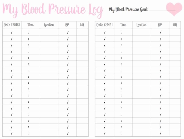 Blood Pressure Log Print Out Beautiful Best 25 Blood Pressure Chart Ideas On Pinterest