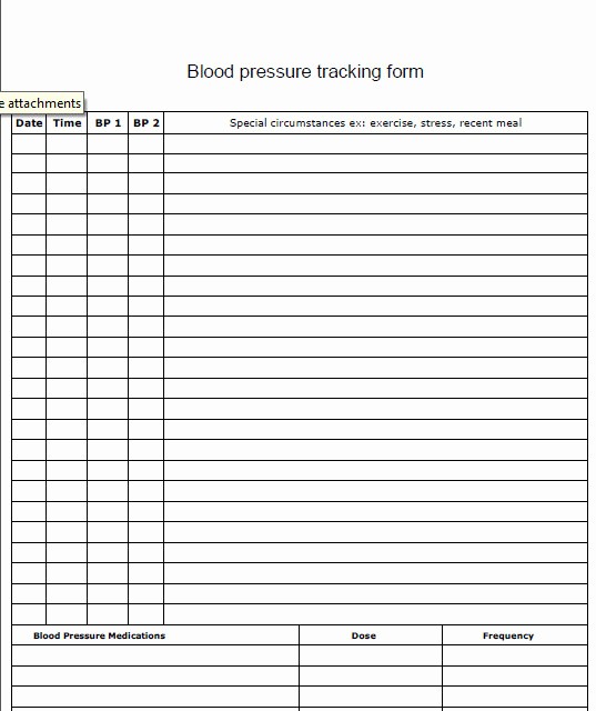 Blood Pressure Log Print Out Beautiful Fillable Blood Pressure Log Pdf