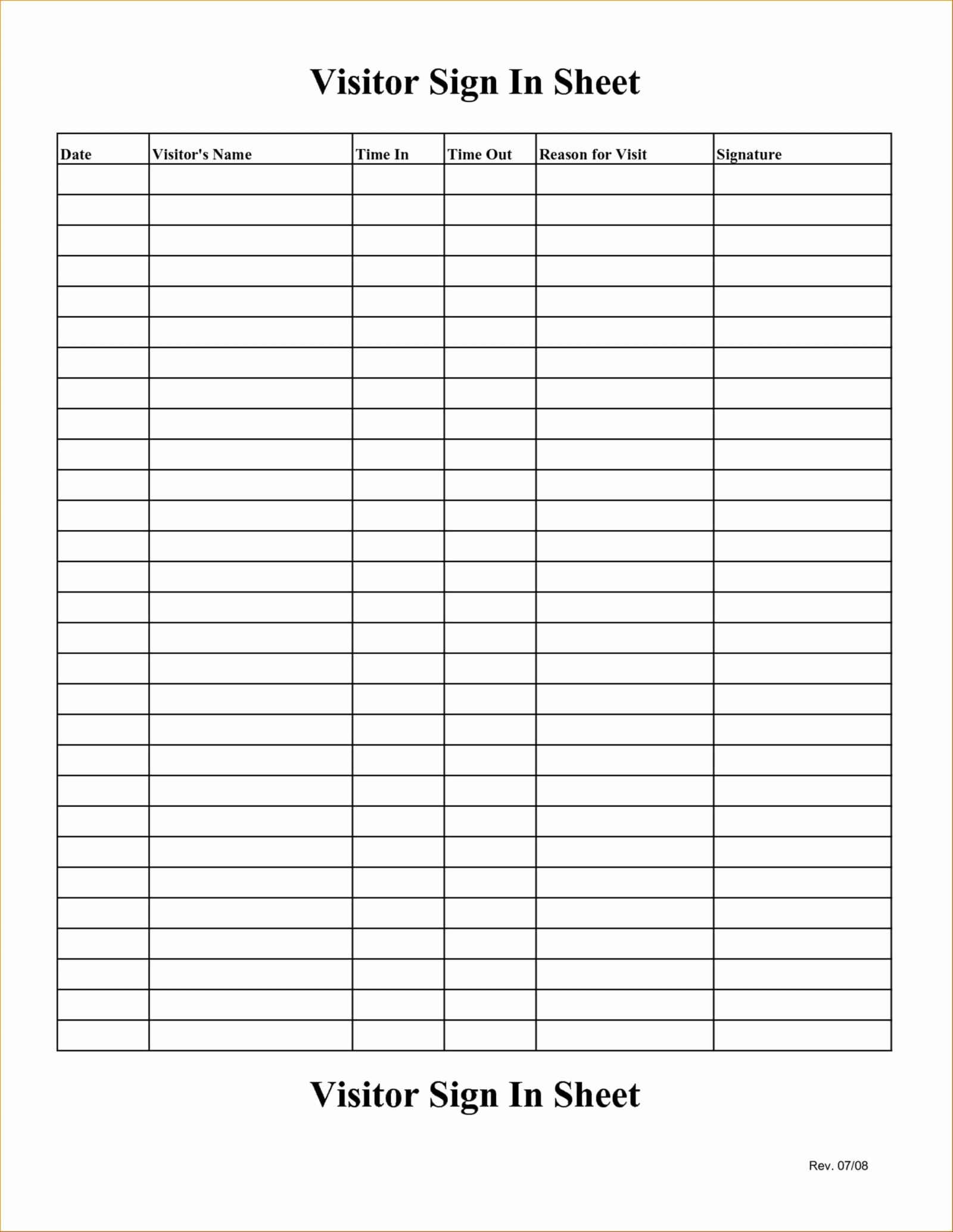 Board Meeting Sign In Sheet Inspirational Customized Sign In Sample Sheet Example Sheets for