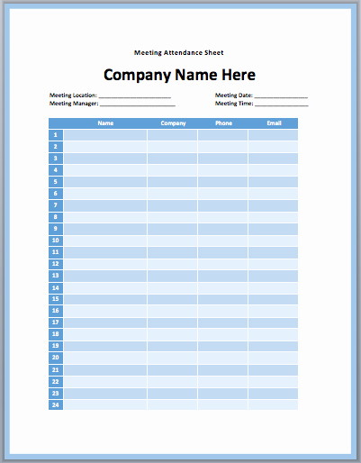 Board Meeting Sign In Sheet Lovely attendance Sheet Clipart Clipart Suggest
