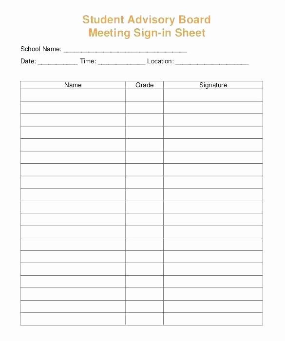 Board Meeting Sign In Sheet New to Do List Template Word Student Planner Ms Grocery