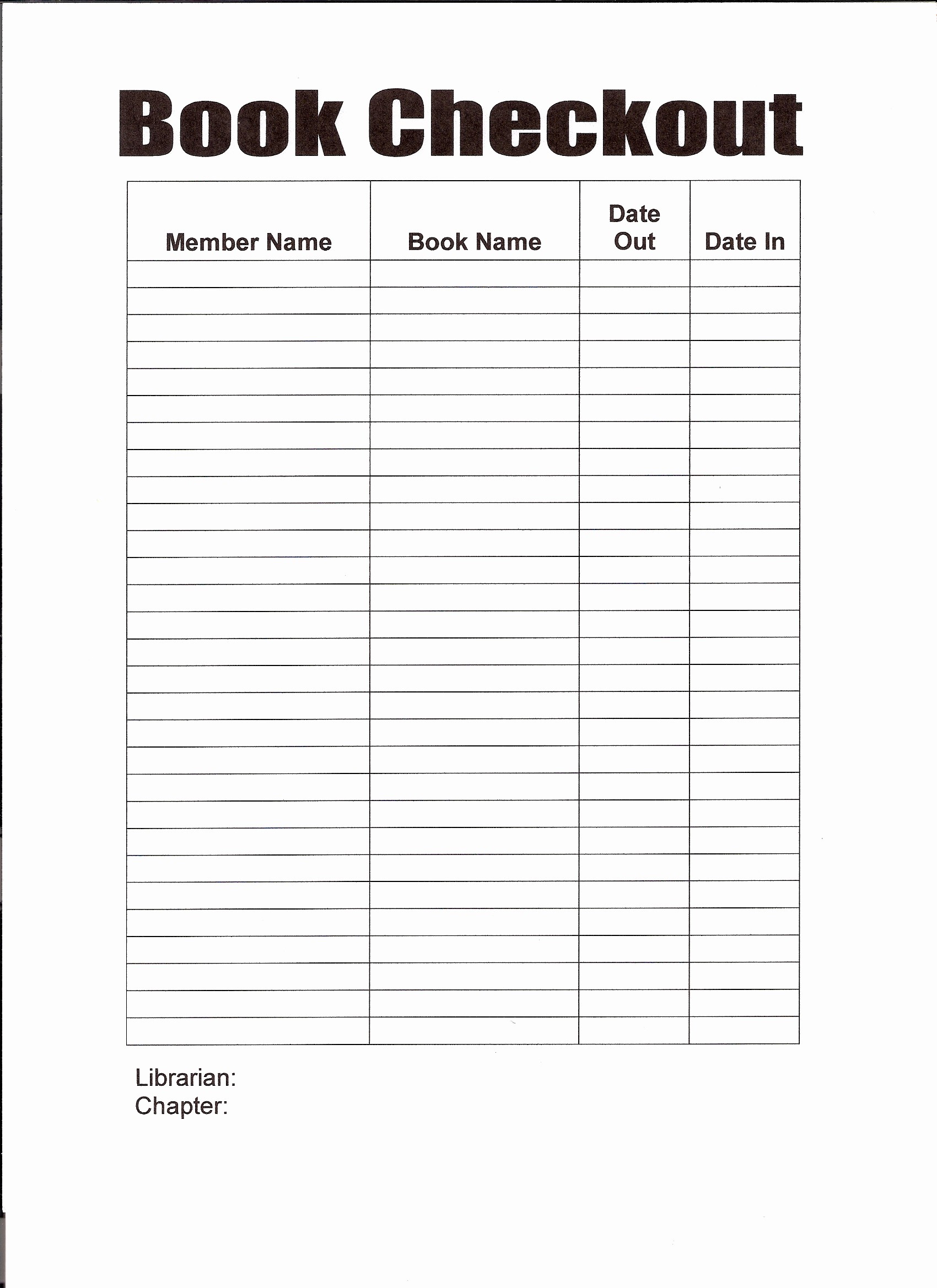 Book Sign Out Sheet Template Inspirational Book Template Category Page 1 Odavet