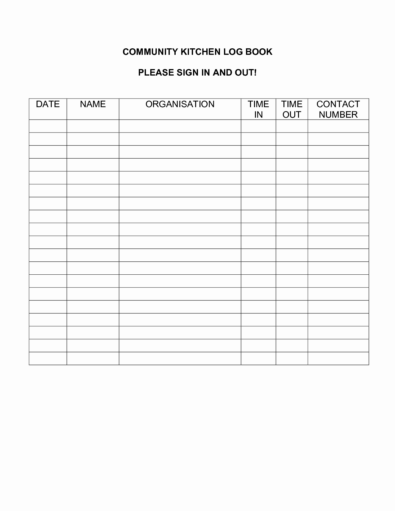 Book Sign Out Sheet Template Lovely Best S Of Textbook Sign Out Log Blank Weekly School