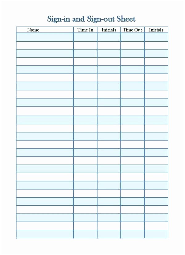 Book Sign Out Sheet Template Lovely Printable Training Sign In Sheet – Royaleducationfo