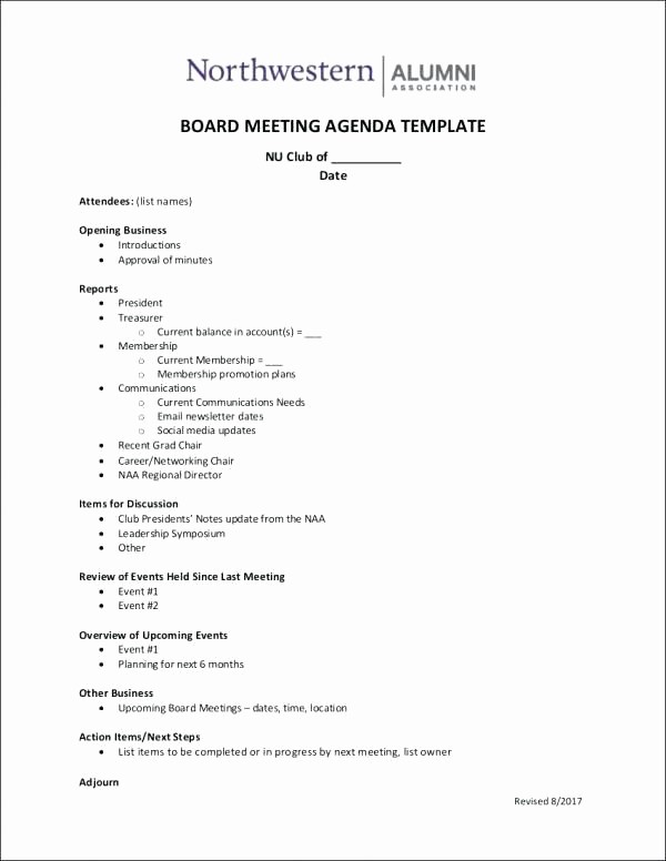 club-meeting-minutes-template
