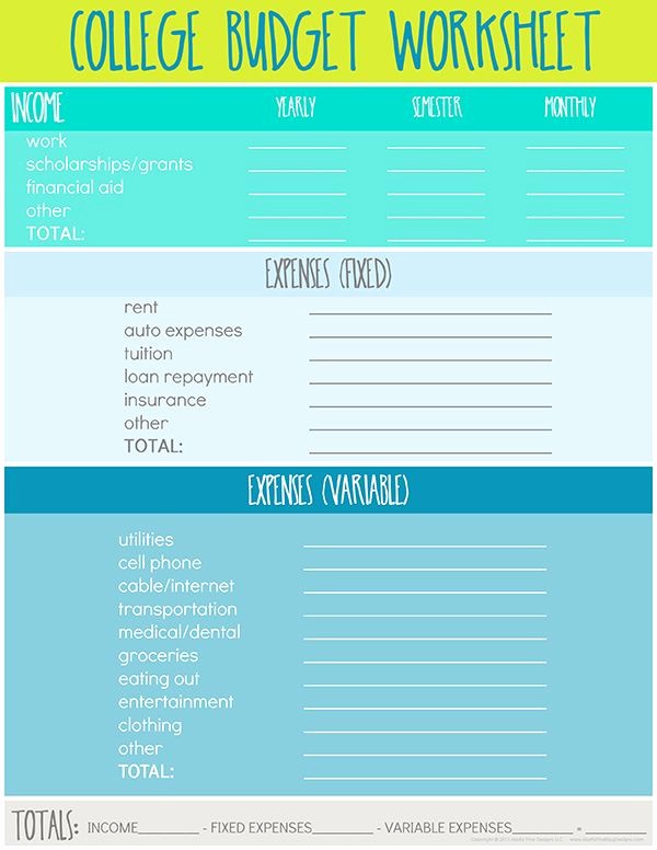 Budgeting Worksheet for College Students Inspirational Best 20 College Student Bud Ideas On Pinterest