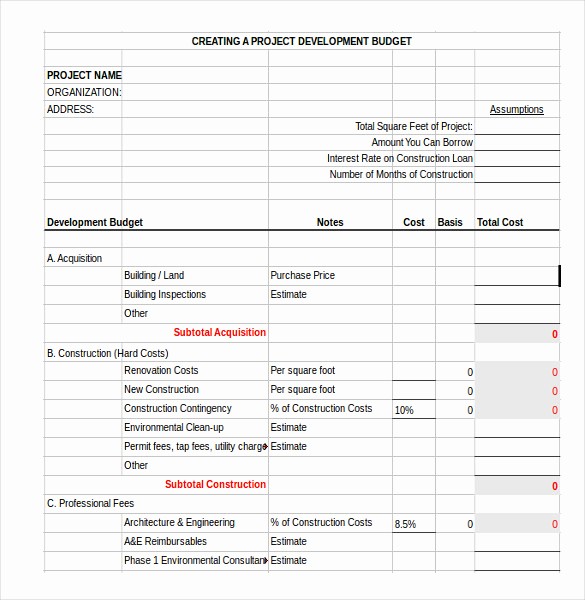 Building A House Budget Sheet New 12 Construction Bud Templates Doc Pdf Excel