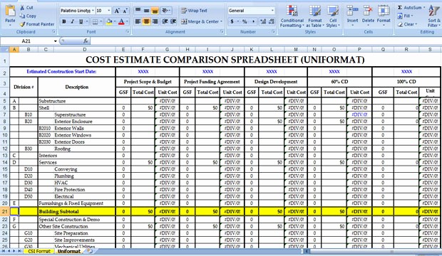 Building A House Cost Spreadsheet Best Of Building Construction Estimate Spreadsheet Excel Download