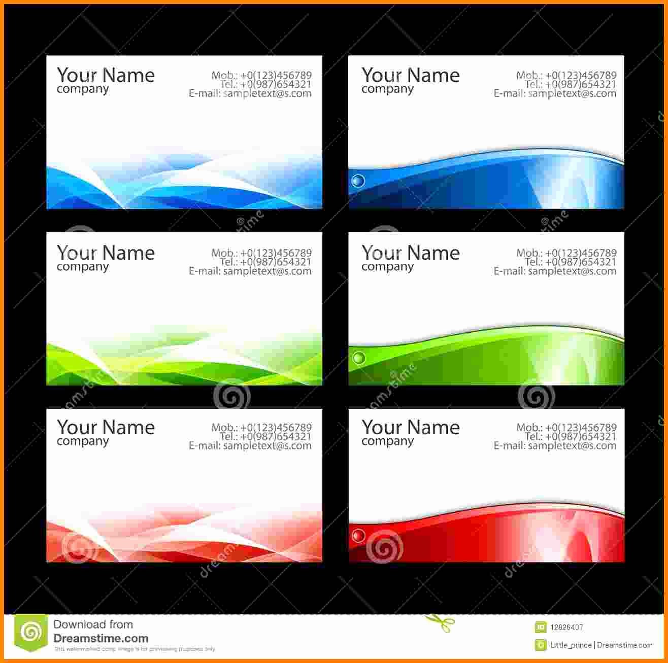 Business Card Template Word Free Lovely 9 Blank Business Card Template Illustrator