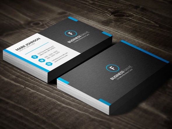 Business Cards Samples Free Download Inspirational Dark Mosaic Professional Business Card Template Free