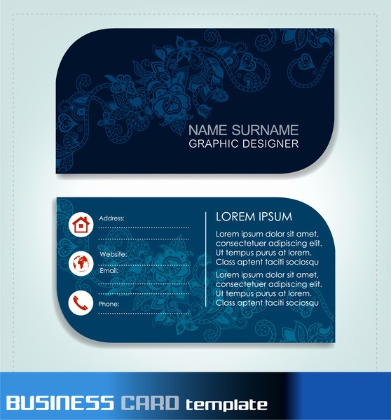 Business Cards Samples Free Download Luxury Business Card Templates Free Vector In Adobe Illustrator
