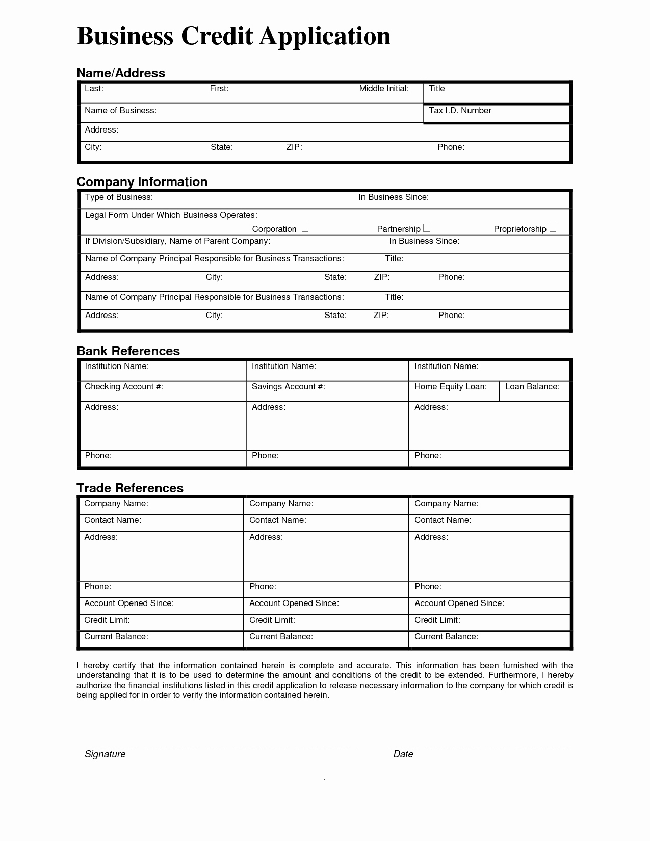Business Credit Application form Template Inspirational Business forms Templates Free Mughals