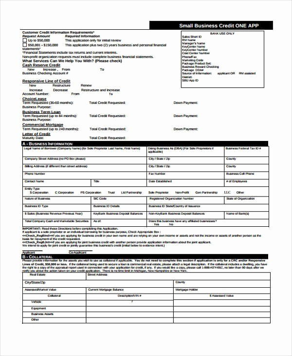 Business Credit Application form Template New 15 Credit Application form Templates