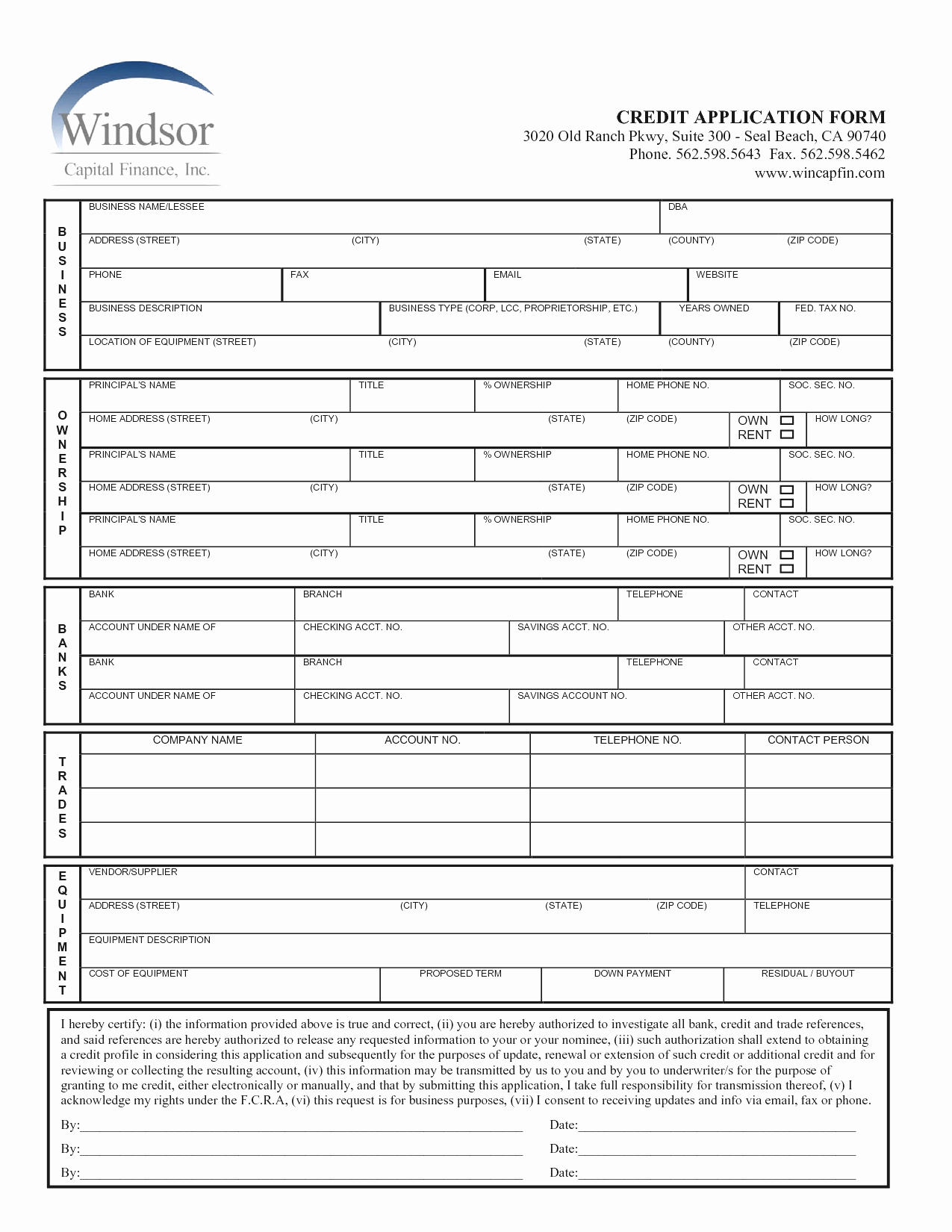 Business Credit Application form Template New Business form Templates Example Mughals