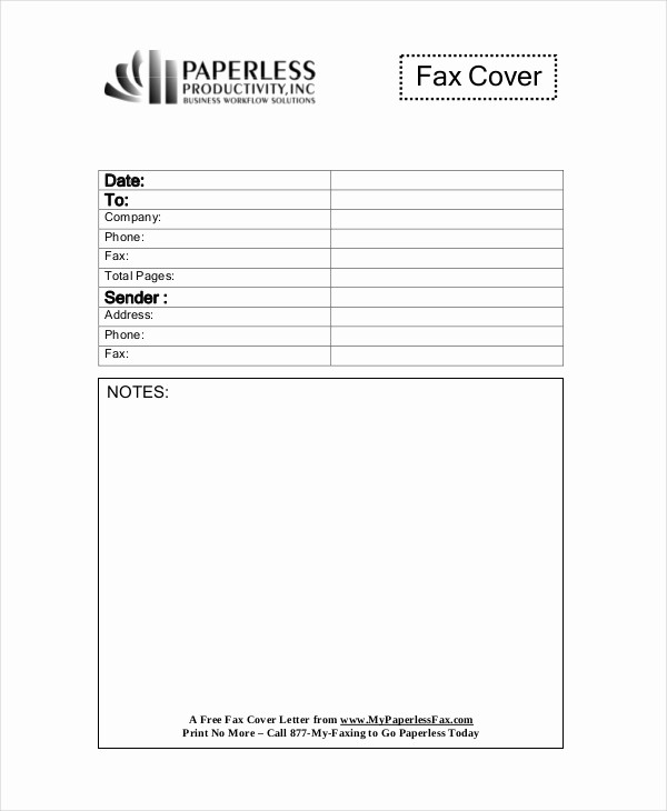 Business Fax Cover Sheet Template Elegant Fax Cover Letter 8 Free Word Pdf Documents Download
