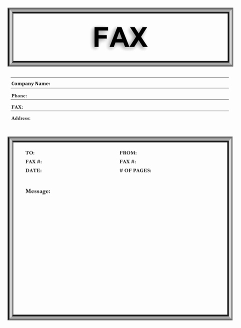 Business Fax Cover Sheet Template Luxury Download Business Fax Cover Sheet for Free formtemplate