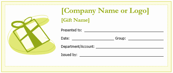 Business Gift Certificate Template Word Elegant New Editable Gift Certificate Templates