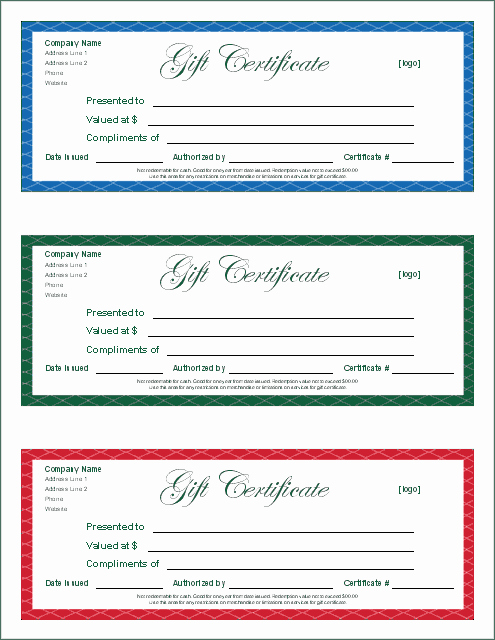 Business Gift Certificate Template Word Inspirational Free Gift Certificate Template and Tracking Log
