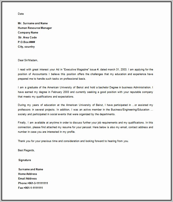 Business Letter format Microsoft Word Luxury Free Cover Letter Template Microsoft Word Cover Letter