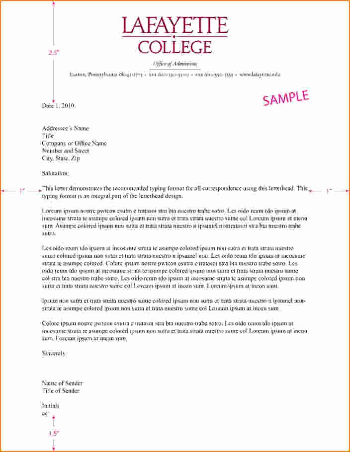 Business Letter Template with Letterhead Inspirational 4 Pany Letterhead Example