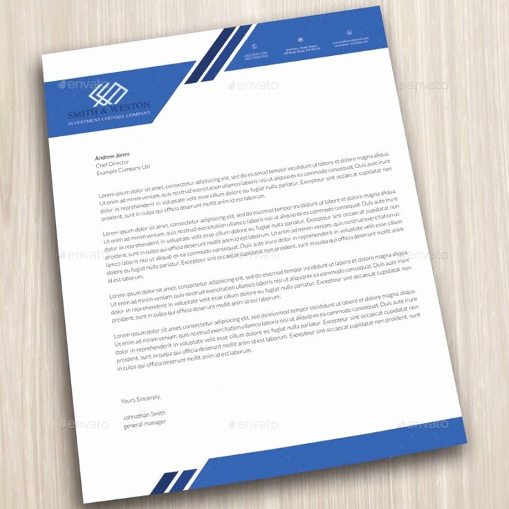 Business Letter Template with Letterhead Lovely Pany Letterhead Business Corporate Letter Head format
