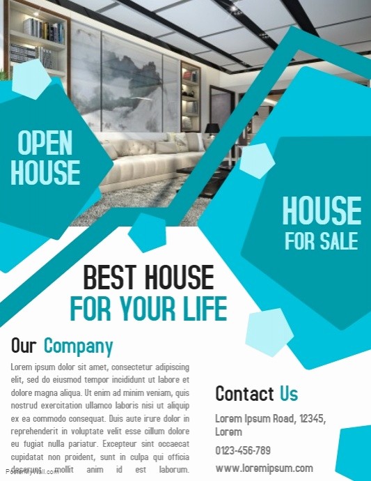 Business Open House Flyer Template Unique Open House Property Business Real Estate Flyer and Poster