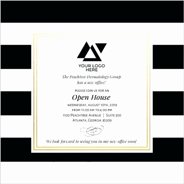 Business Open House Invitation Template Elegant Business Open House Invitation Wording Design Templates