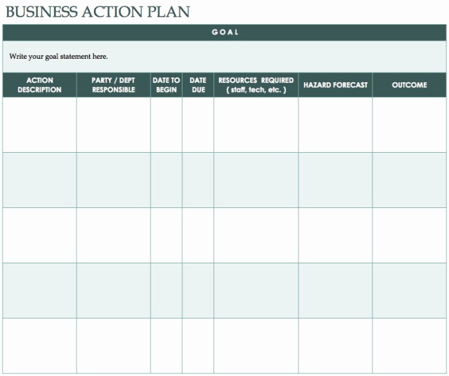 Business Plan Outline Template Free Lovely 41 Best Templates Of Business Action Plan Thogati