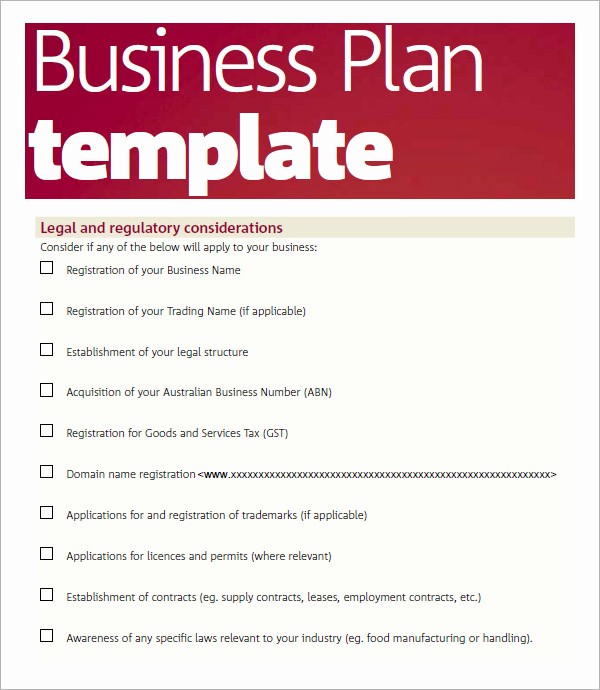 Business Plan Outline Template Free Luxury 30 Sample Business Plans and Templates