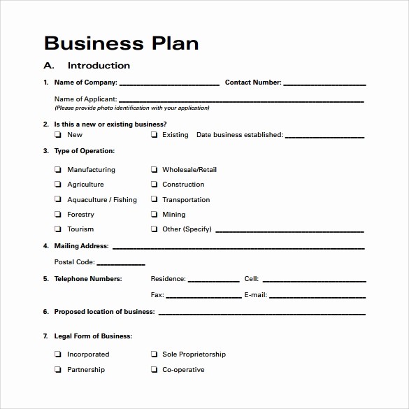 Business Plan Outline Template Free Unique Bussines Plan Template 17 Download Free Documents In