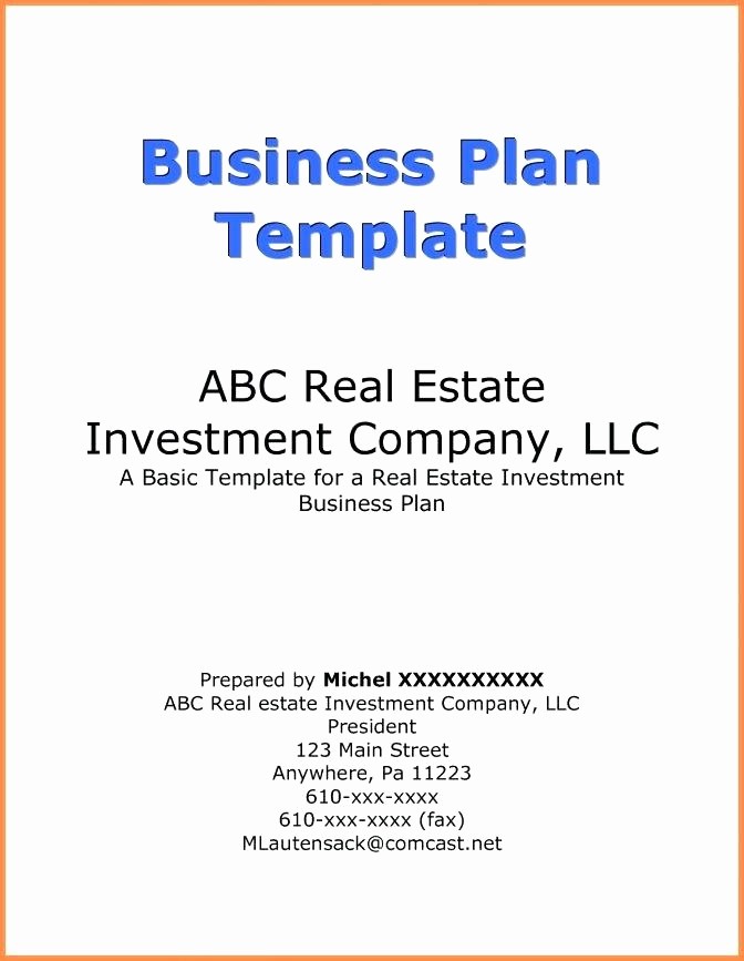 Business Plan Title Page Example Lovely Business Plan Cover Page Template – Btcromaniafo