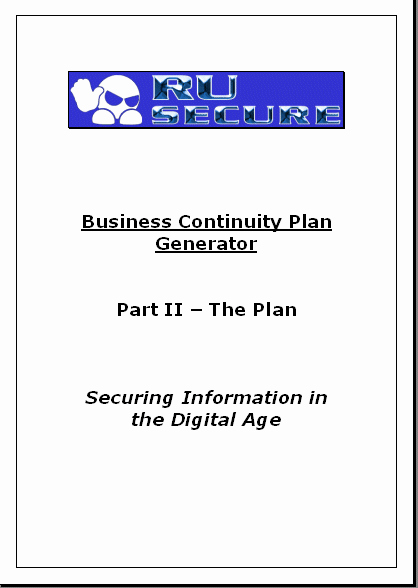 Business Plan Title Page Template Lovely Disaster Recovery Shop Disaster Recovery Sample Plans
