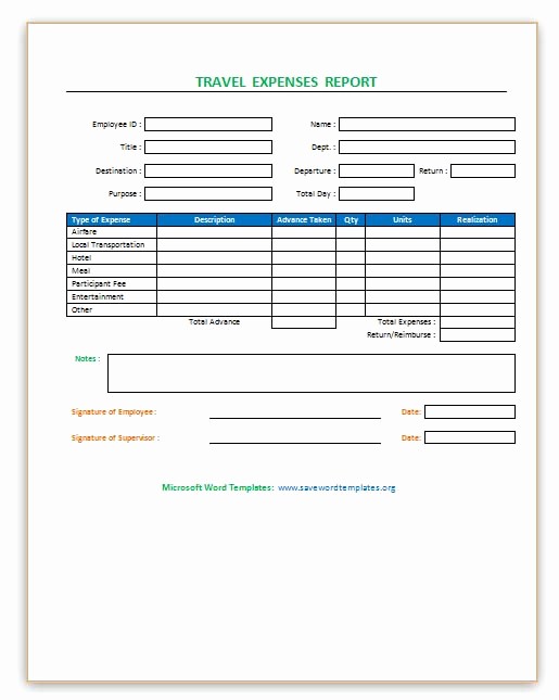 Business Travel Expense Report Template Best Of 16 Business Travel Report Template Sample