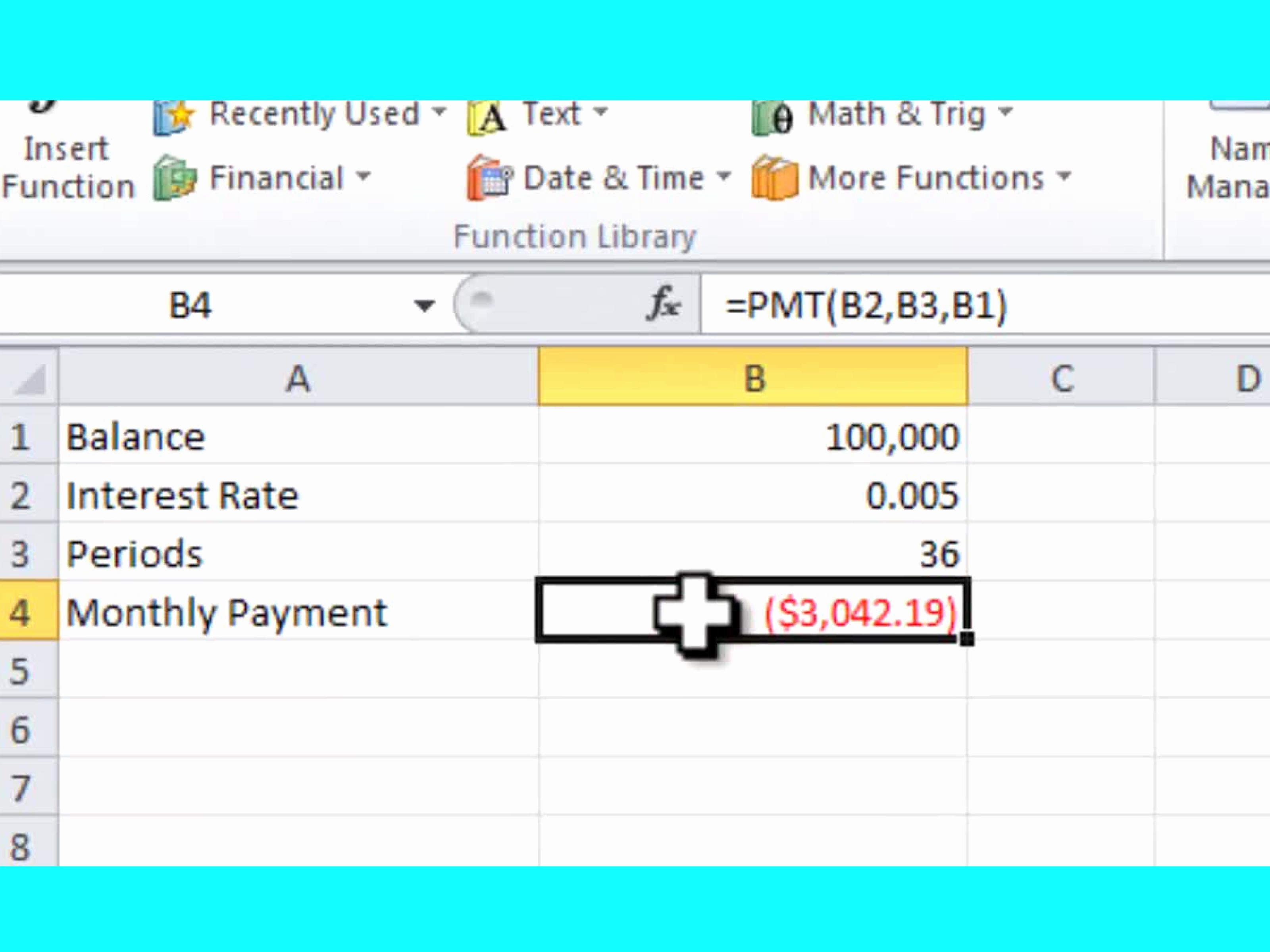 Calculate Monthly Mortgage Payment Excel New How to Calculate A Monthly Payment In Excel 12 Steps