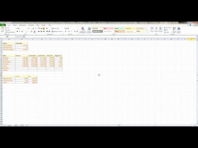 Calculate Time Card In Excel Inspirational How to Make A Timesheet Calculator In Excel How to