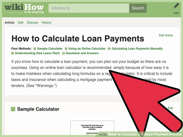 Calculating Mortgage Payment In Excel Awesome How to Calculate A Balloon Payment In Excel with