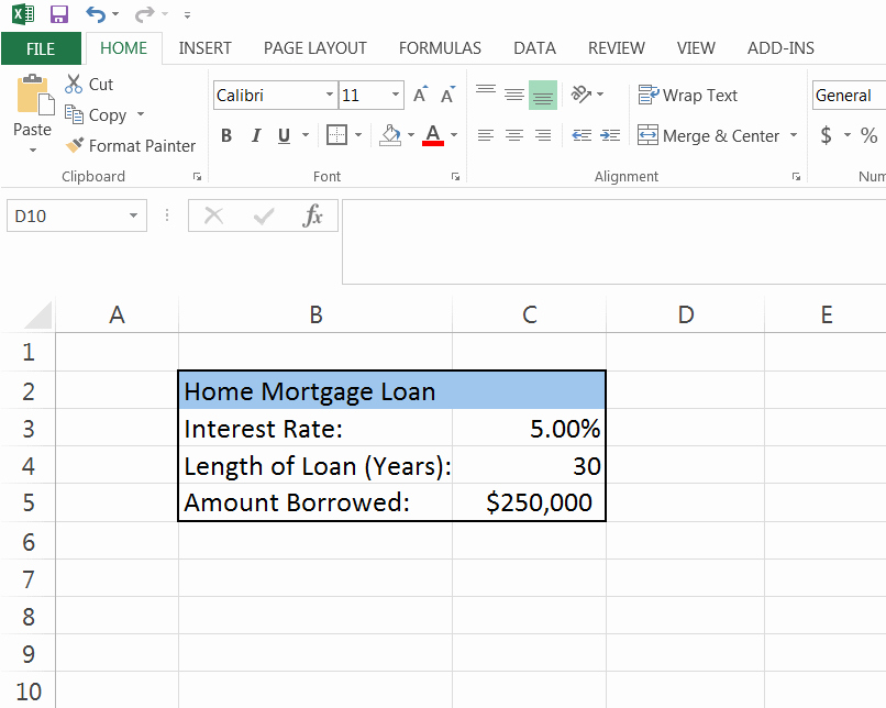 Calculating Mortgage Payment In Excel Beautiful How to Calculate A Monthly Loan Payment In Excel Mortgage