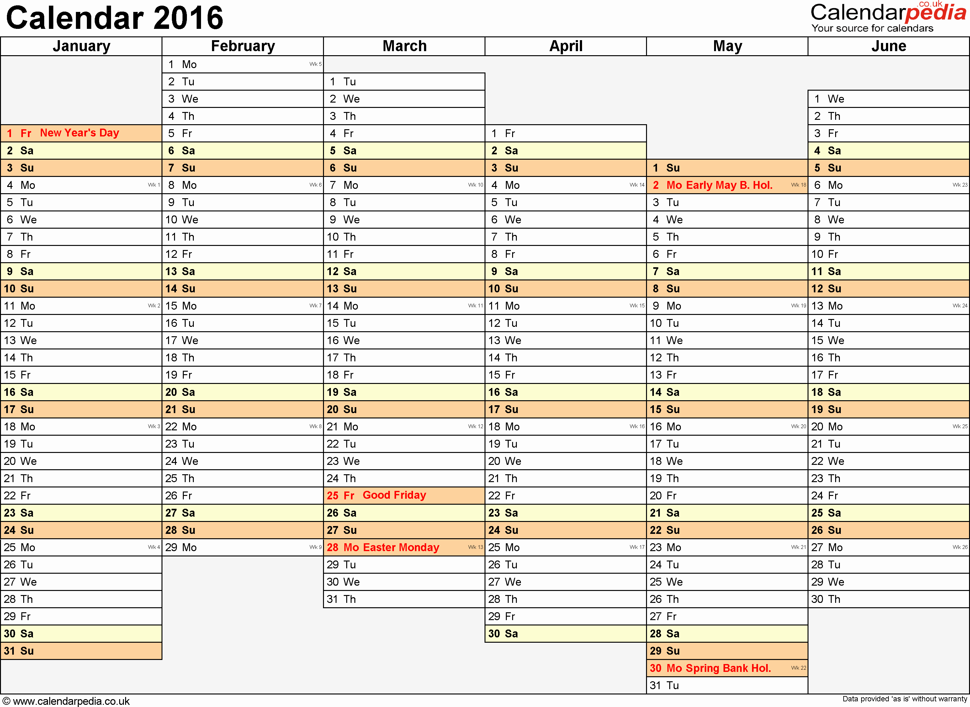 Calendar 2016-17 Template Inspirational Excel Calendar 2016 Uk 16 Printable Templates Xlsx Free