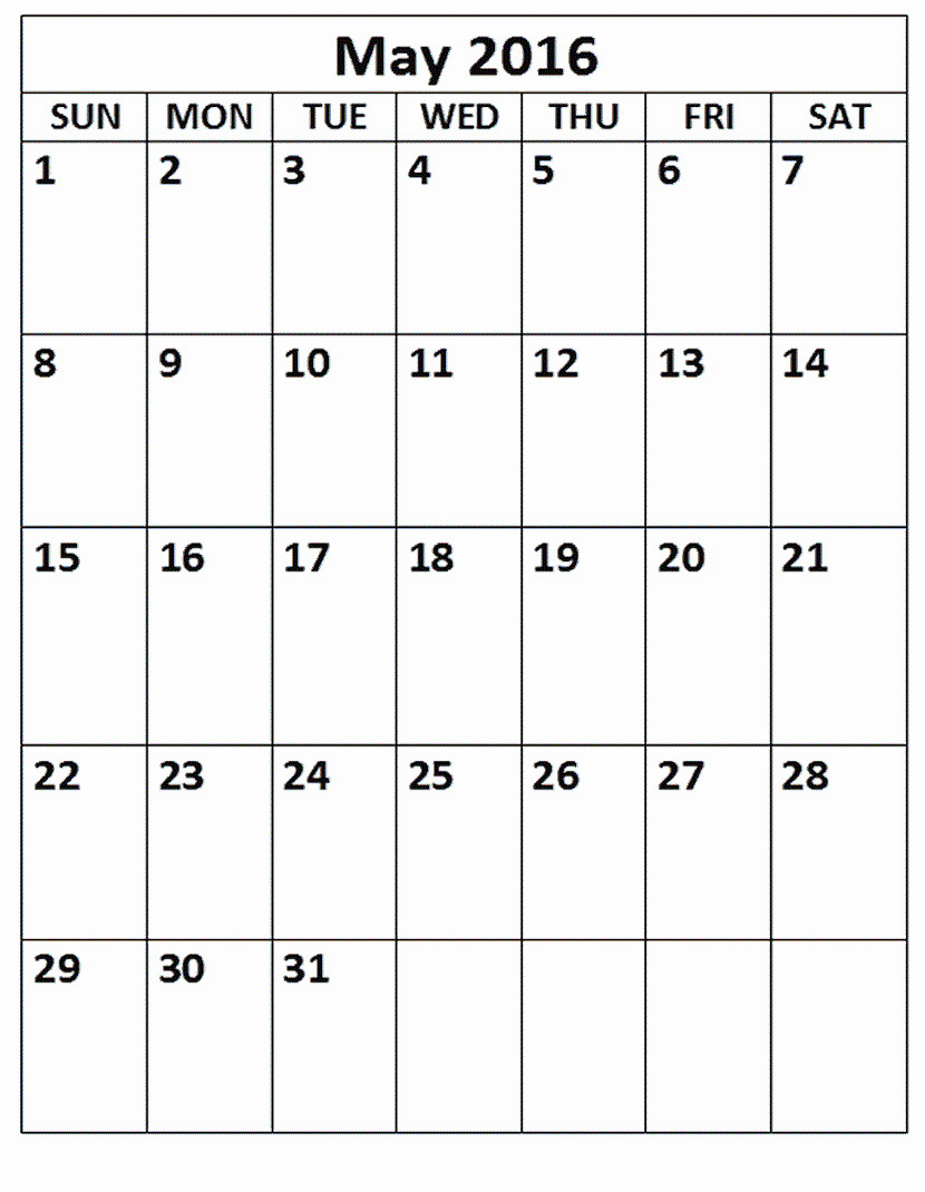 Calendar 2016 to Write On Unique Print Calendars by Month You Can Write