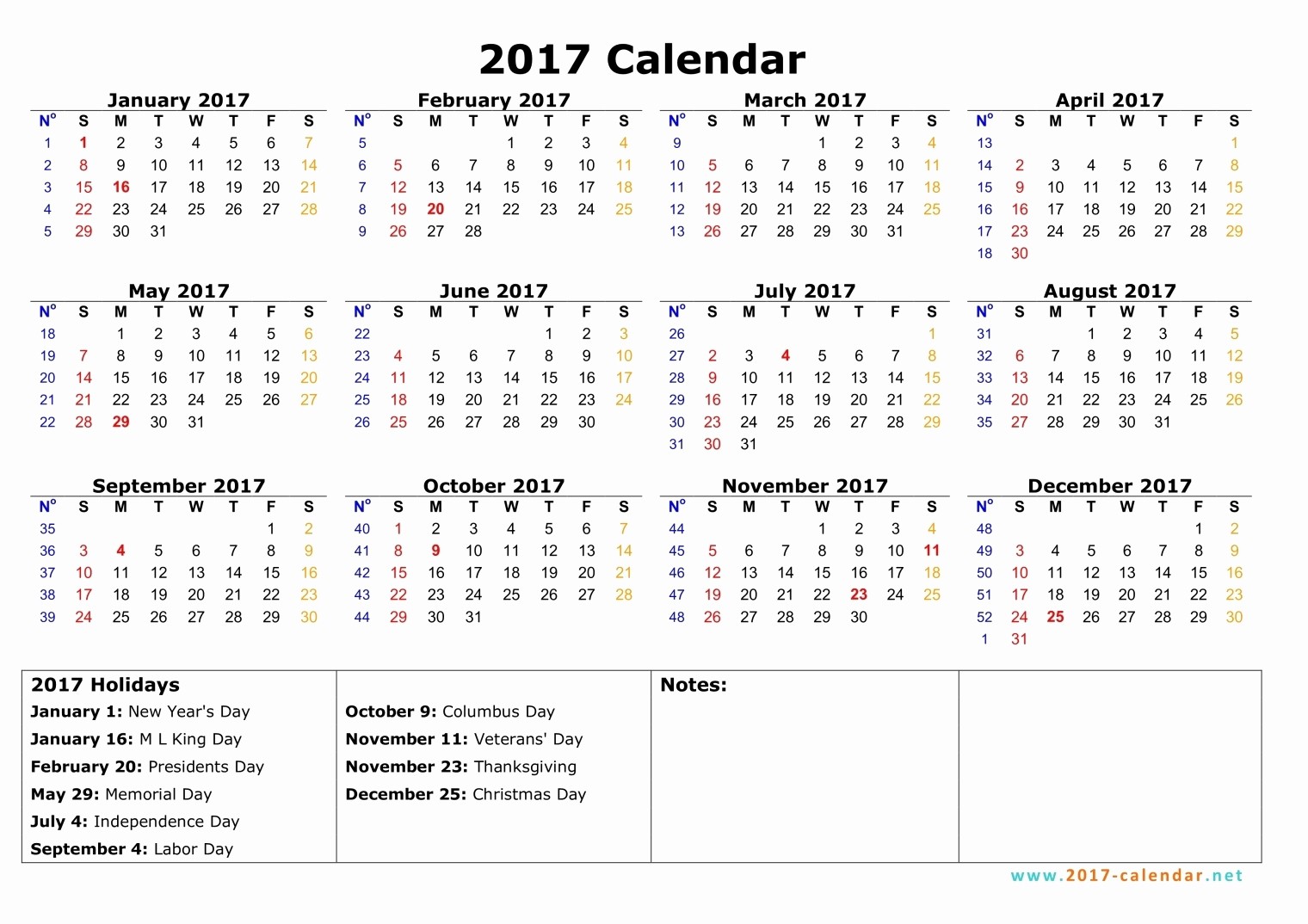 Calendar 2017 Monday to Sunday New Monday to Sunday Monthly Calendar 2017