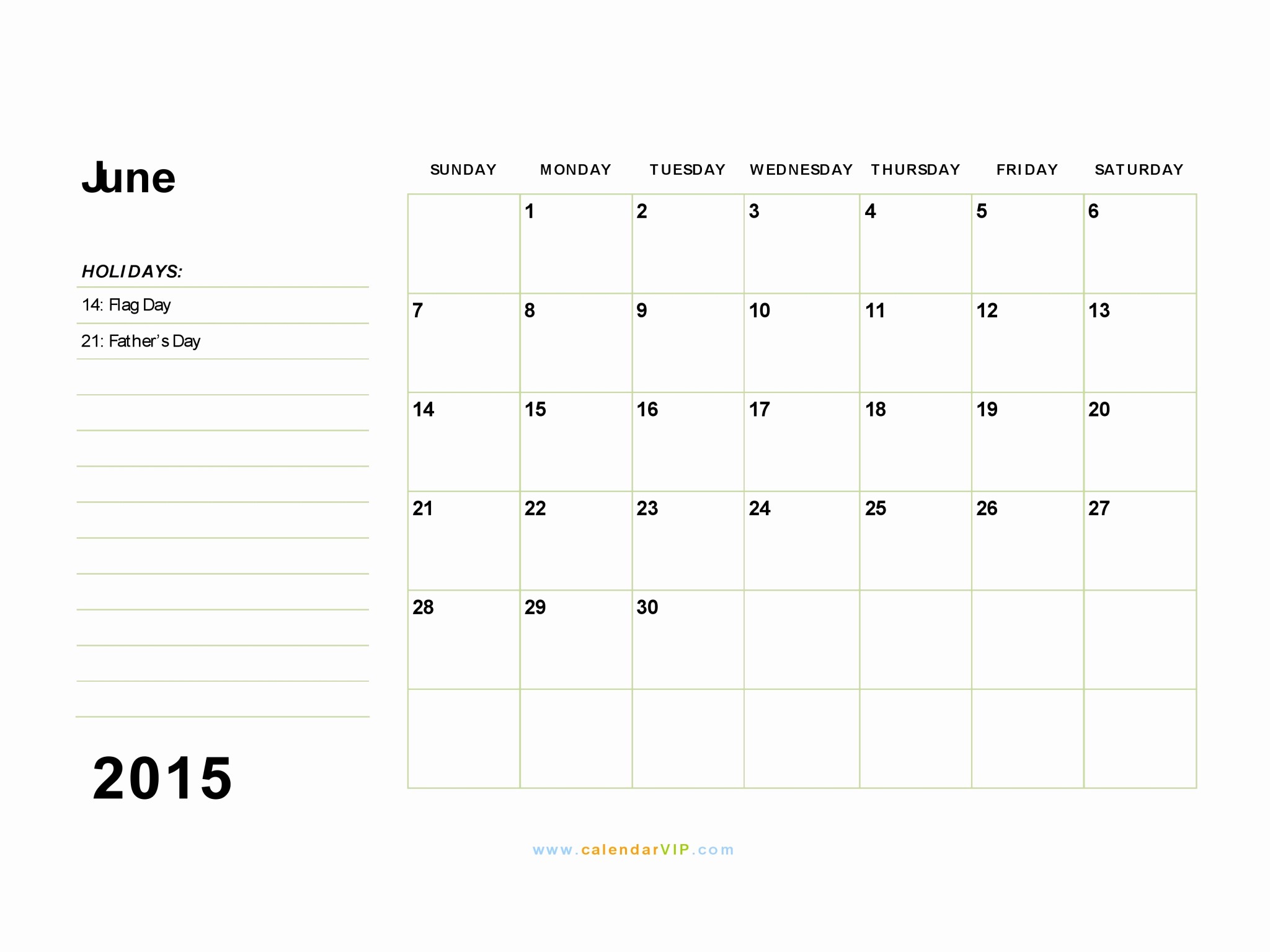 Calendar Template for June 2015 Elegant June 2015 Calendar Blank Printable Calendar Template In