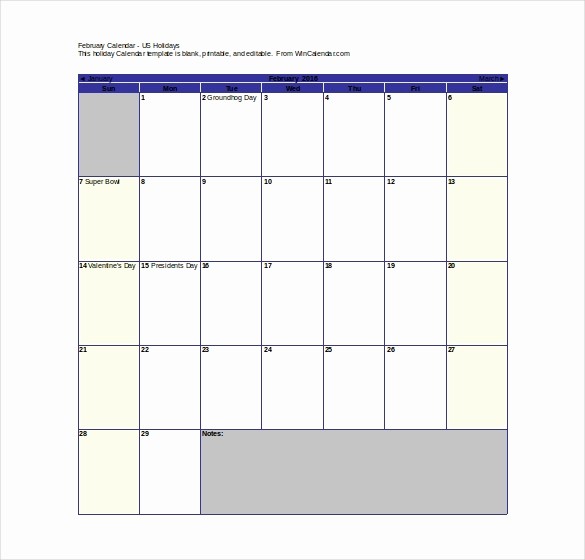 Calendar Template for Ms Word New 16 Printable Microsoft Word Calendar Templates