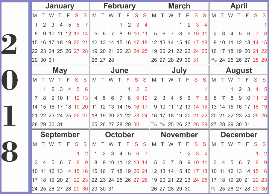 Calendar Templates for Microsoft Word Inspirational 2018 Calendar Word Printable Template